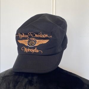 Harley-Davidson Black Hat with Gold Logo